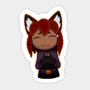 Nervous Chibi Rubi Sticker